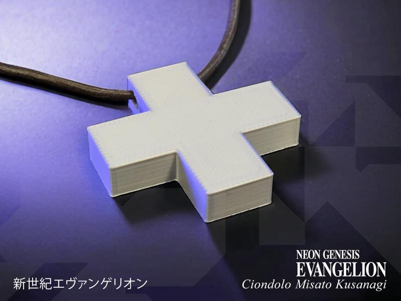 Evangelion Misato Katsuragi Cross Pendant