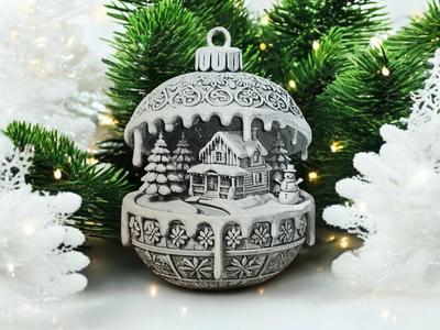 Christmas ornament - Hueforge