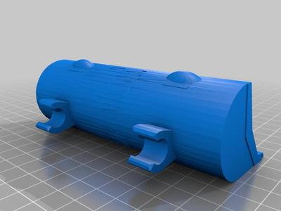wide Duplo compatible excavator bucket, double mounting