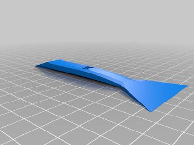 Scraper for 3D print