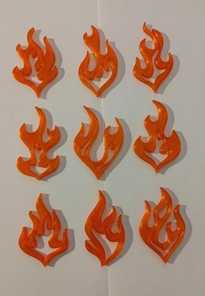 Fire flames collection