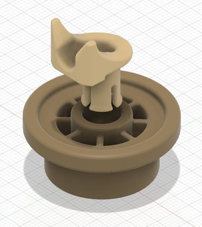 Bosch / Siemens Dishwasher Basket Wheel Replacement