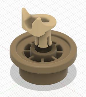 Bosch / Siemens Dishwasher Basket Wheel Replacement