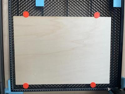 Locating Pin Honeycomb Table Laser Cut