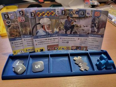Boardgame PlayerTray for Resources, Cards, Tokens and Tiles