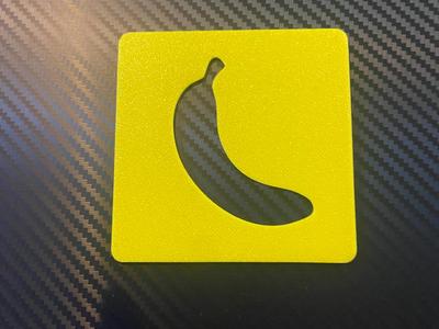 banana stencil