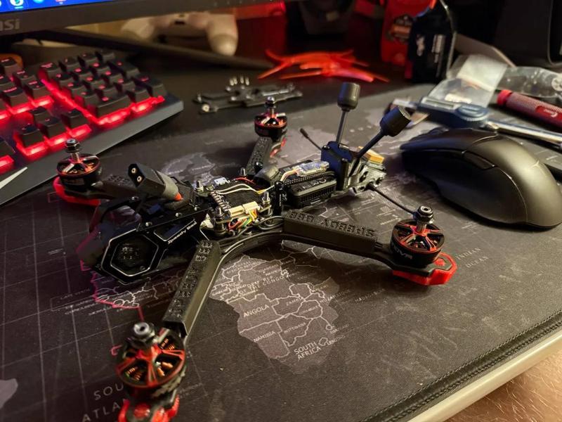 SpeedyBee Master v2 DJI O4 pro antenna mount   