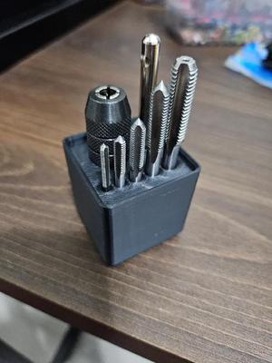 Gridfinity tap holder M3, M4, M5, M6 and M8   