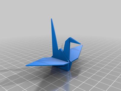 Origami Crane Traditional Style