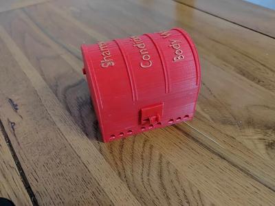 Travel Soap treasure chest (Shampoo bar, Conditioner bar, Body Wash bar)   