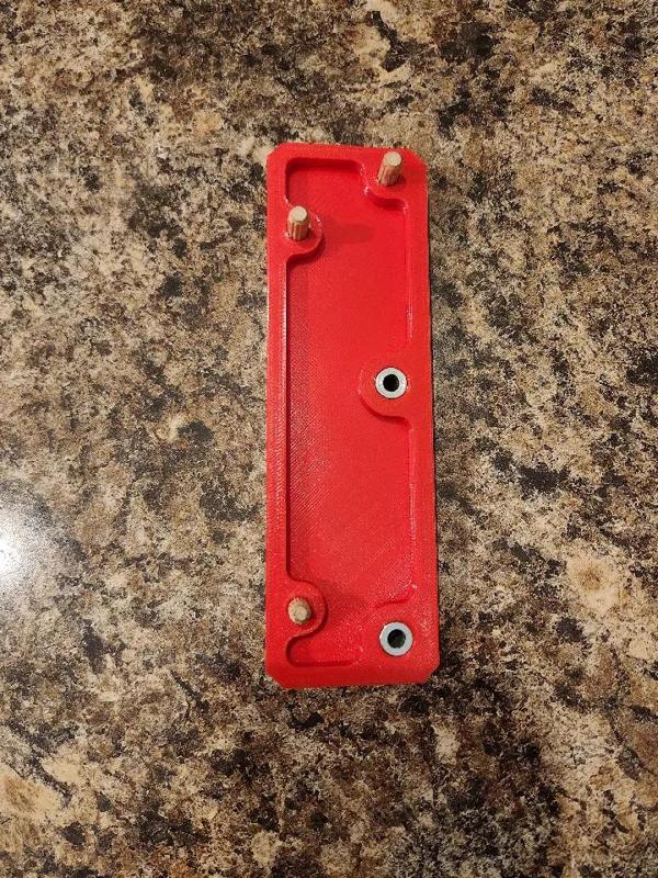 Door Jig to Spot Holes for Door Handle   