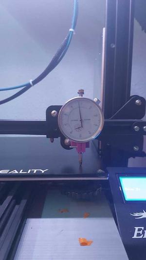 Dial Gauge adapter for Ender 3 Pro