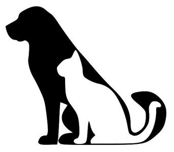 Another Dog and Cat Silhouette
