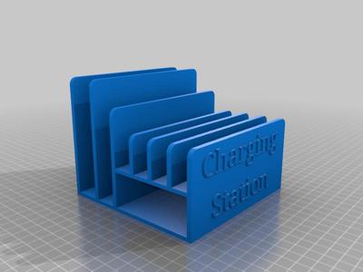 Charging station for tablet, laptop and phones