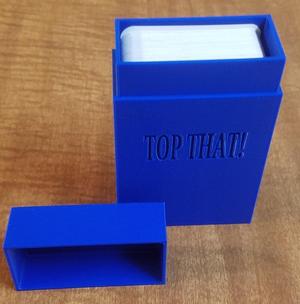 Storage Box for "Top That!" Game Cards - Upright