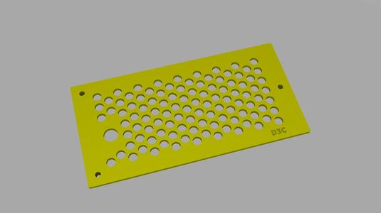 SFX Cover Plate with DC Barrel Mount for PicoPSU