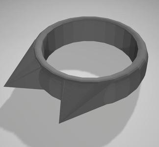 Ring with "ears"