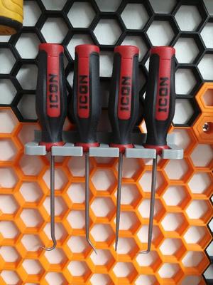 Honeycomb Storage Wall Icon Pick Holder   