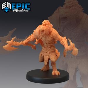 Gnoll Tribe Warrior Axes / Hyena Hybrid / Classic Creature