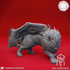 Manticore B - Tabletop Miniature (Pre-Supported)
