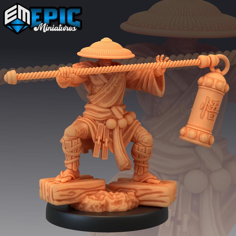 Tripitaka Meditating / Tang Sanzang / Chinese Monk Warrior / Journey to the West