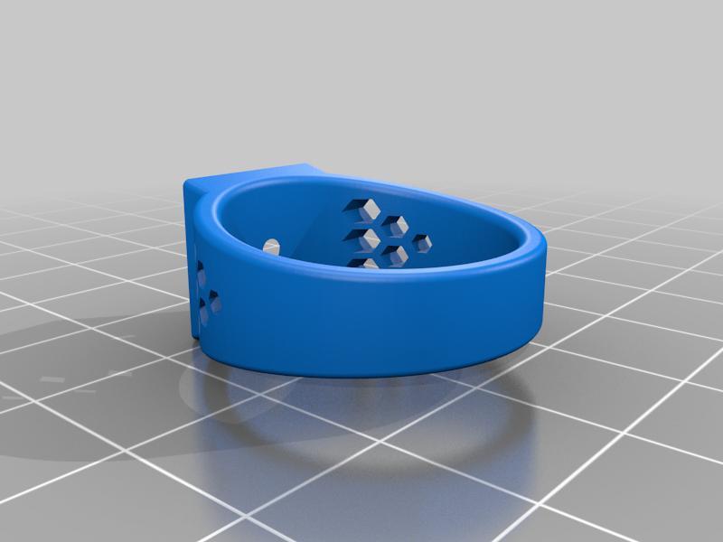 ring male diamond zegelring 