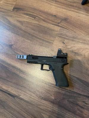 Airsoft Ssp18 sight plate with picatinny rail   