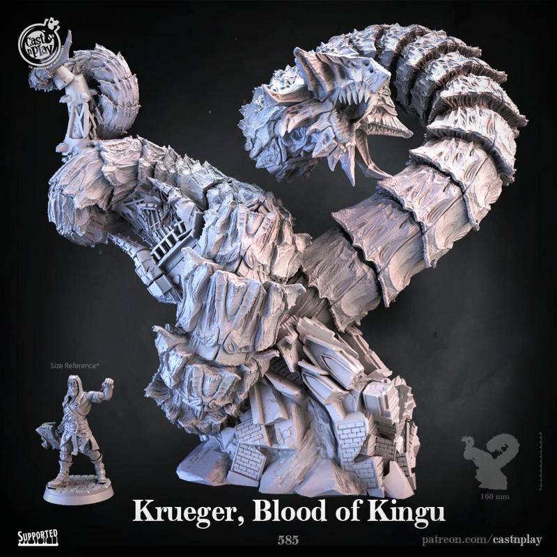 Krueger, Blood of Kingu (Pre-Supported) (Loyalty Rewards)