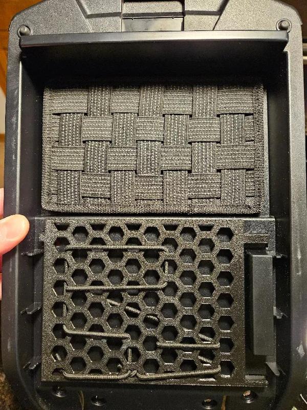 4Runner 5th Gen Center Console Box Lid Molle or Hex Panel   