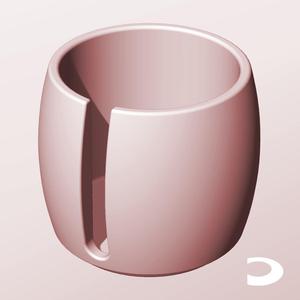 CR68-70-S Slotted Modular Stacking Storage Boxes | Printable Objects - Infinite Containers | stl file for 3d printing