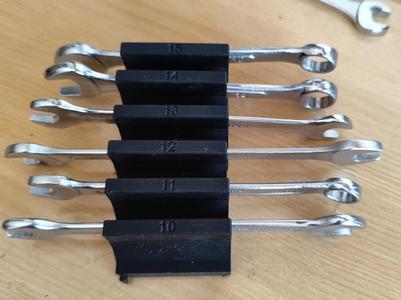 Modular Interlocking Wrench Organizer