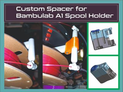 Custom Spacer for Bambulab A1 Spool Holder