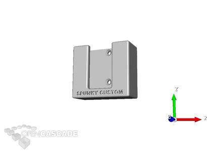 Wall holder for information display module MIRTEK (MIRT-830) V1