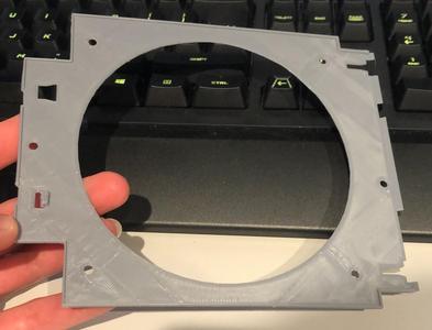 Dell XPS Intake fan bracket conversion for 120mm fan