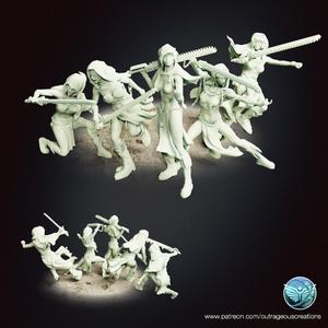 Punished chainsword nuns set 2