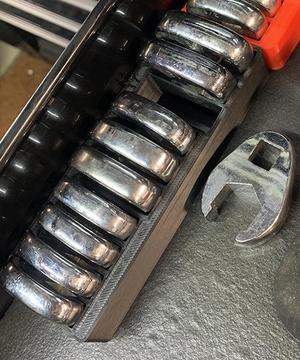 Crowsfoot Line Wrench Socket Tray MM / Metric