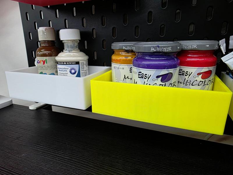 Ikea Skadis Panel Color Holder Acrylic Model Sara