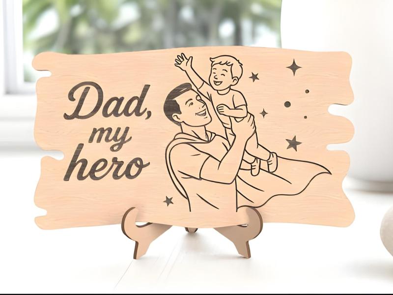 Dad My Hero - Fathers Day Gift