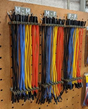 Pegboard Jumper Wire Organizer