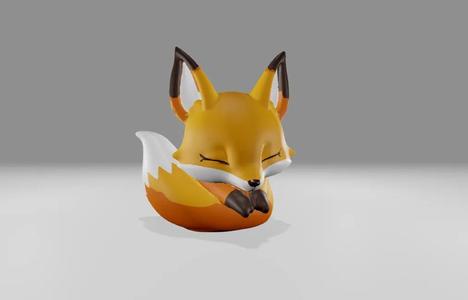Generative AI - Sleeping Fox   