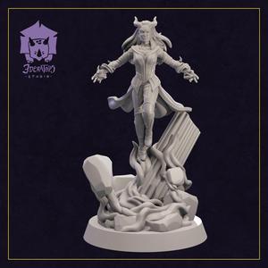 Shaanirith Scarlet - Tiefling Sorceress