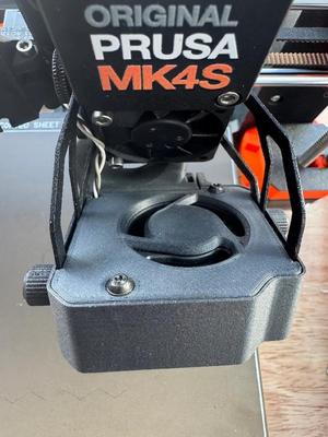Quiet MK4S Fan Cover - For Loud X-Axis Reverberation- Parametric Model   