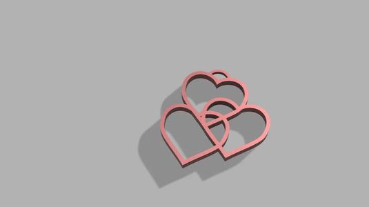 heart earring   