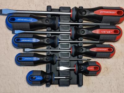 Harbor Fright screwdriver holder
