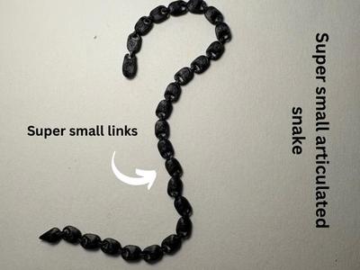 super small fidget/articulated snake