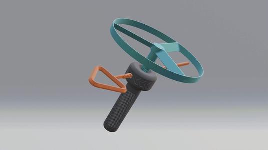 flying propeller pull copter B8-Lab   