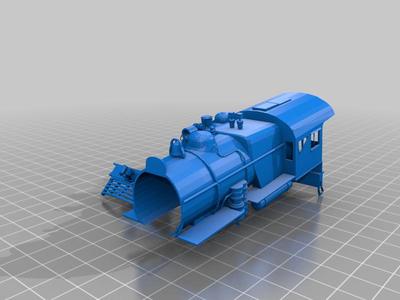 Ho scale E6 shell for locomotive and tender