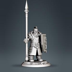 Dwarf armoured spear 1
