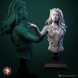 Nala the Dragon Lordess bust pre-supported