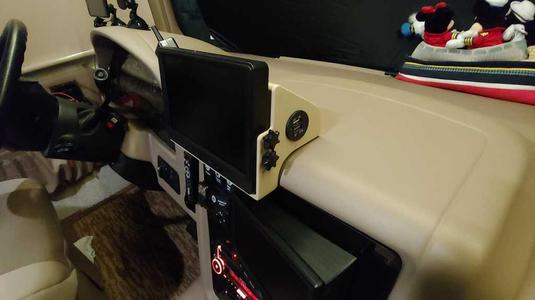 RV 9 inch Display Bracket